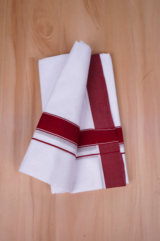 FCD-487 W/D DHOTI 3.80 MTR-Brown