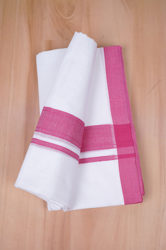 425FD-02 W/D DHOTI 4.25 MTR- Pink