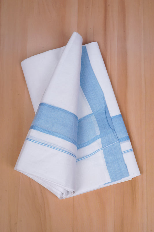FCD-74 W/D DHOTI 3.80 MTR-L Blue