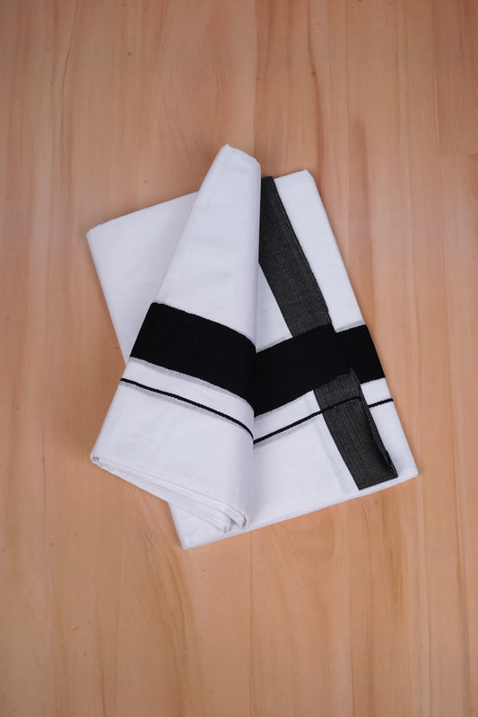 FCD-596 W/D DHOTI 3.80 MTR - Black