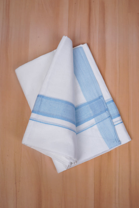 FCD-568 W/D DHOTI 3.80 MTR - sky blue