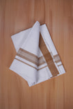 FCD-466 W/D DHOTI 3.80 MTR - Light Brown