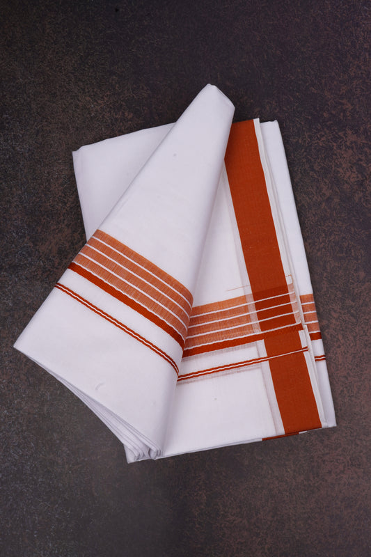 FD-133 W/D DHOTI 3.80 MTR-Orange