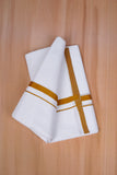 FCD-81 W/D DHOTI 3.80 MTR- Gold Yellow