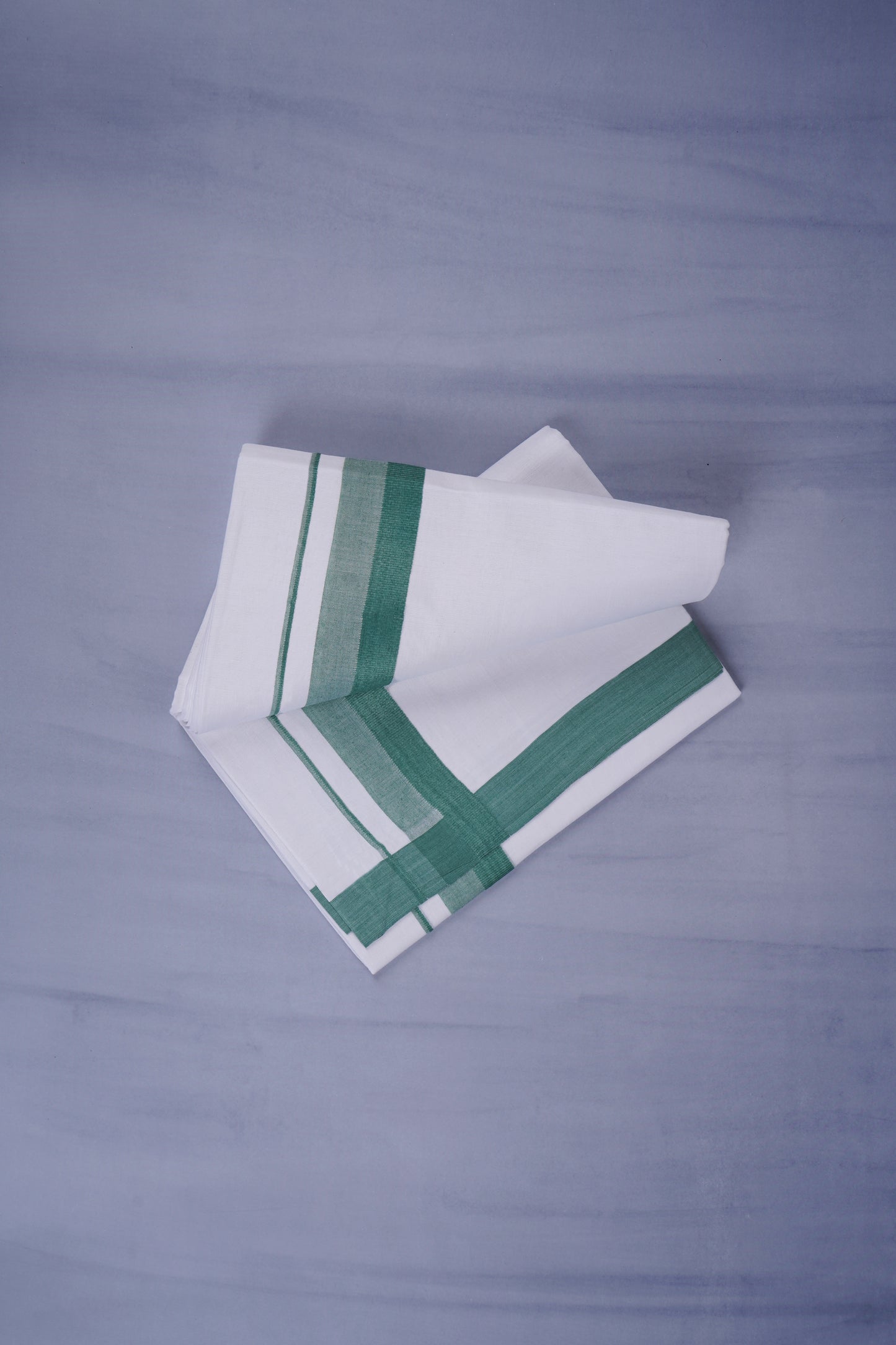 KERALOOM FINISH COTTON 332 W/D DHOTI 3.80 MTR - Green
