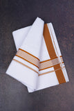 FD-158 W/D DHOTI 3.80 MTR-Brown
