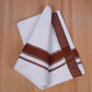 FCD-598 W/D DHOTI 3.80 MTR - Dark Maroon
