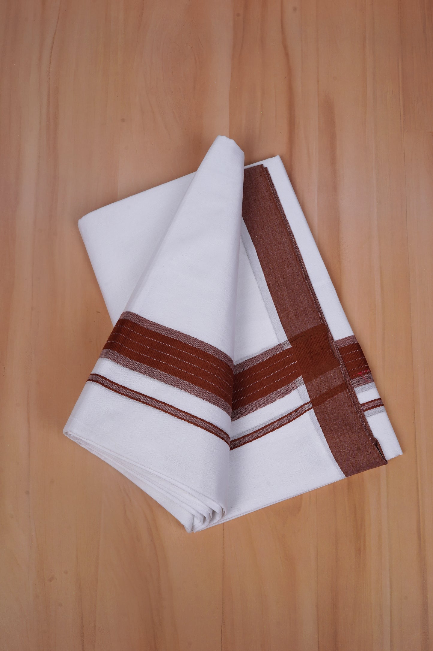 FCD-598 W/D DHOTI 3.80 MTR - Dark Maroon