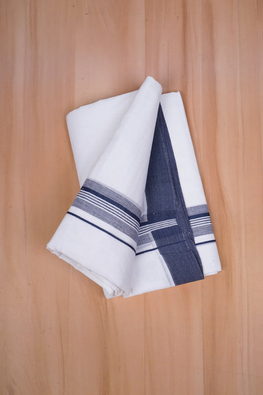 FCD-387 W/D DHOTI 3.80 MTR - Light Blue