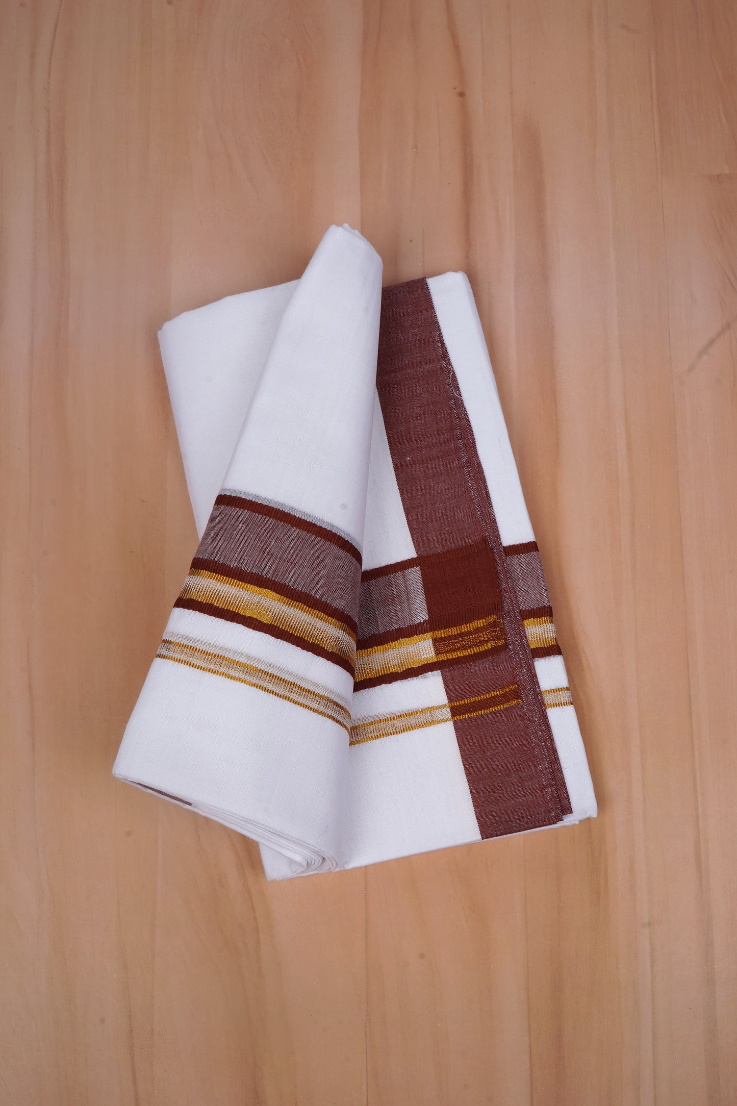 FCD-531 W/D DHOTI 3.80 MTR-Brown