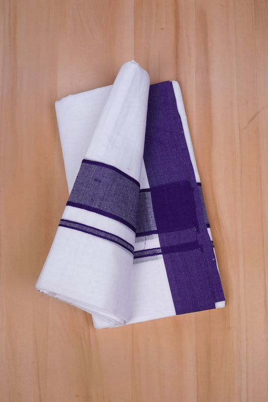 FCD-335 W/D DHOTI 3.80 MTR - Dark purple