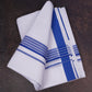FD-133 W/D DHOTI 3.80 MTR-Blue
