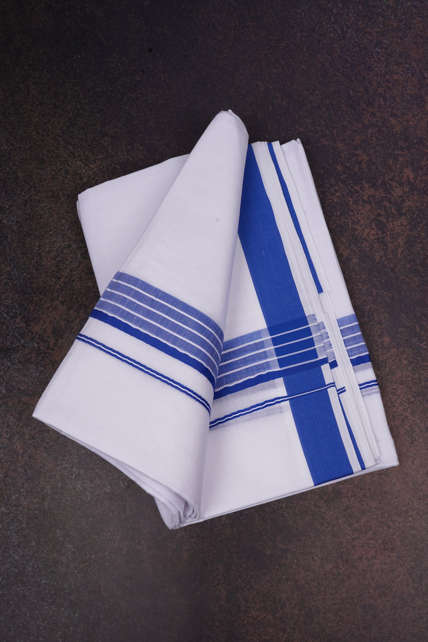 FD-133 W/D DHOTI 3.80 MTR-Blue