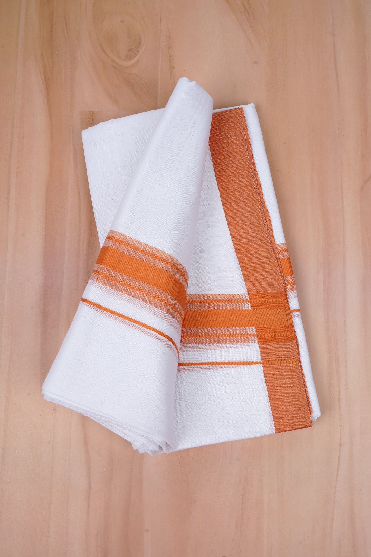 FCD-523 W/D DHOTI 3.80 MTR-Orange