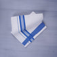 KERALOOM FINISH COTTON 331 W/D DHOTI 3.80 MTR - Blue