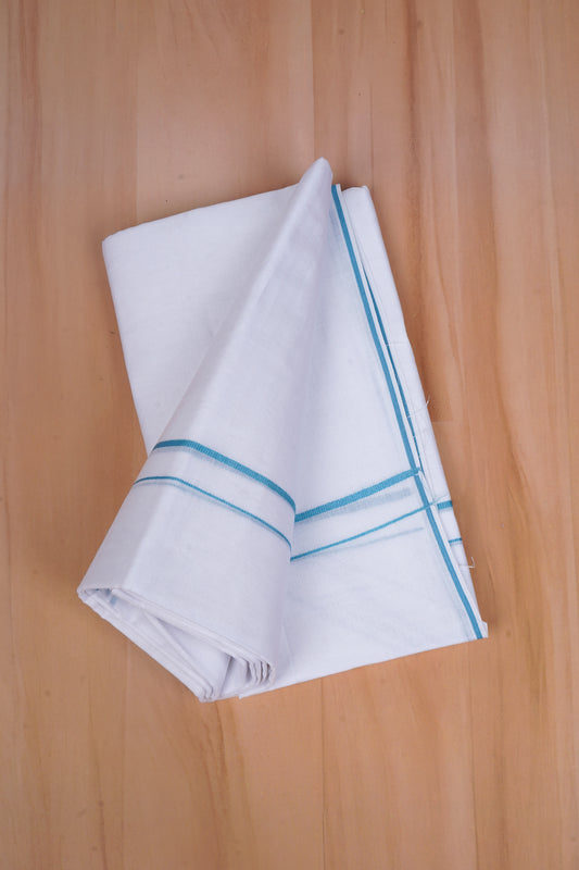FCD-48 W/D DHOTI 3.80 MTR-Sky blue