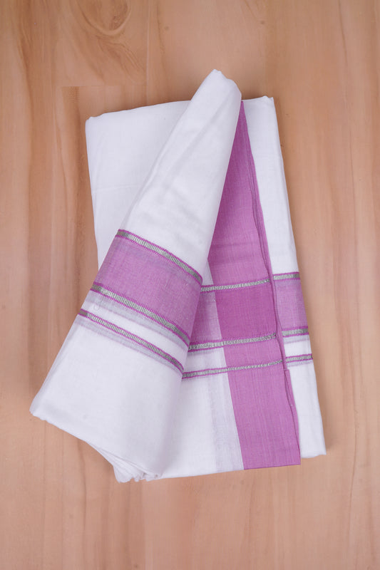 FCD-364 W/D DHOTI 3.80 MTR - Dark Pink