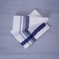 KERALOOM FINISH COTTON 327 W/D DHOTI 3.80 MTR - Navy Blue