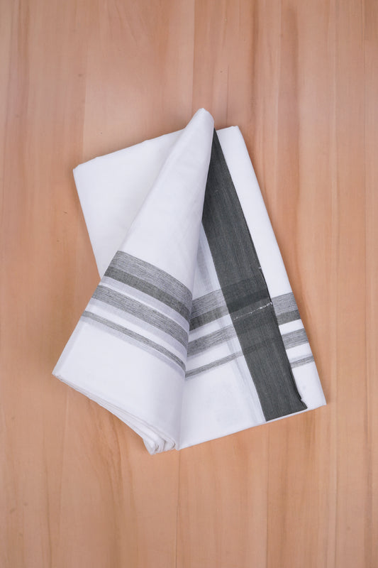 FCD-387 W/D DHOTI 3.80 MTR - Silver