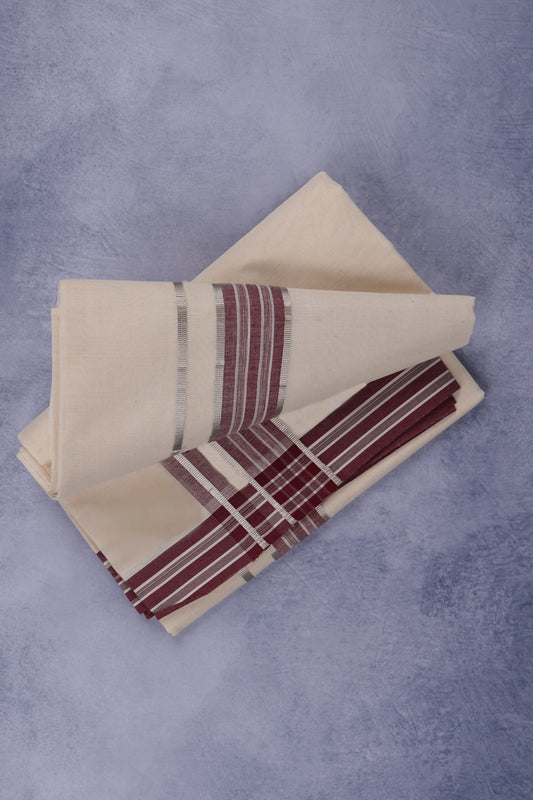 WINNER CHUTTY 802 C/D DHOTHIE 3.80 MTR - Maroon