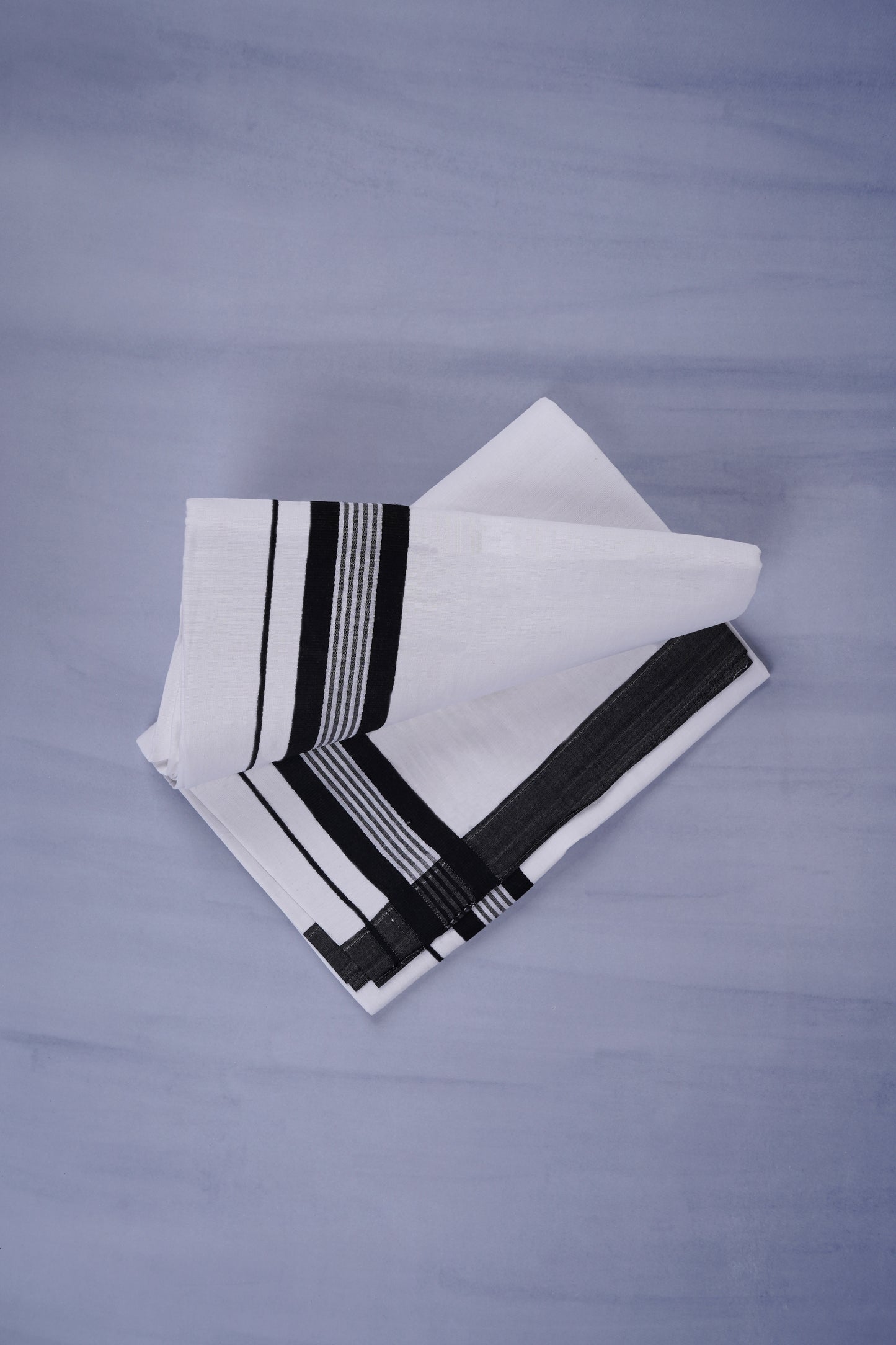 KERALOOM FINISH COTTON 331 W/D DHOTI 3.80 MTR - Black
