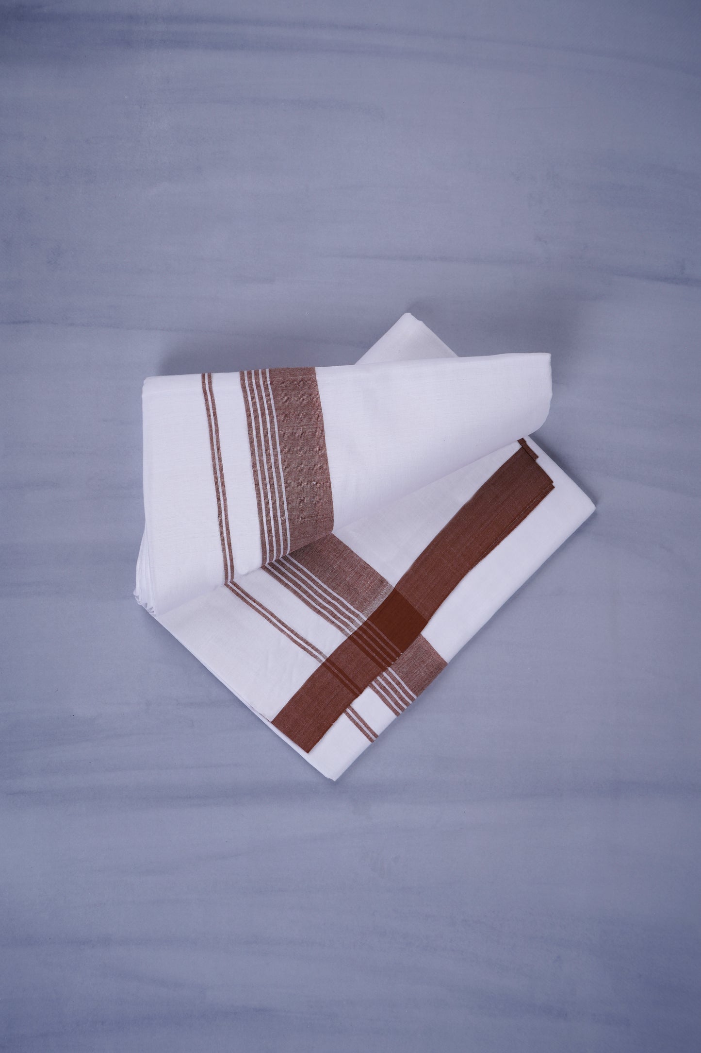 KERALOOM FINISH COTTON 327 W/D DHOTI 3.80 MTR - Brown