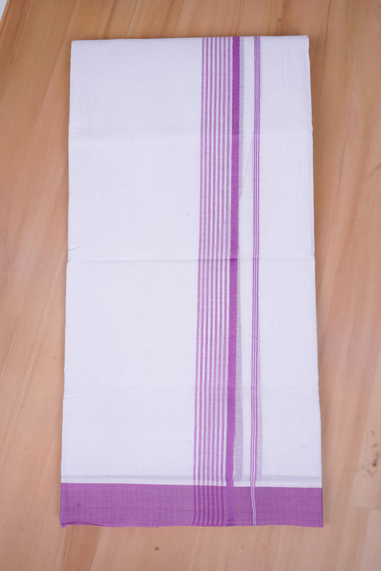 FCD-424 W/D DHOTI 3.80 MTR- Violet