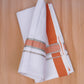 FCD-505 W/D DHOTI 3.80 MTR-Light Orange