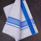 FD-162 W/D DHOTI 3.80 MTR-Sky Blue