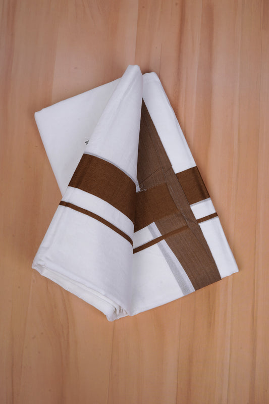 FCD-76 W/D DHOTI 3.80 MTR-Brown