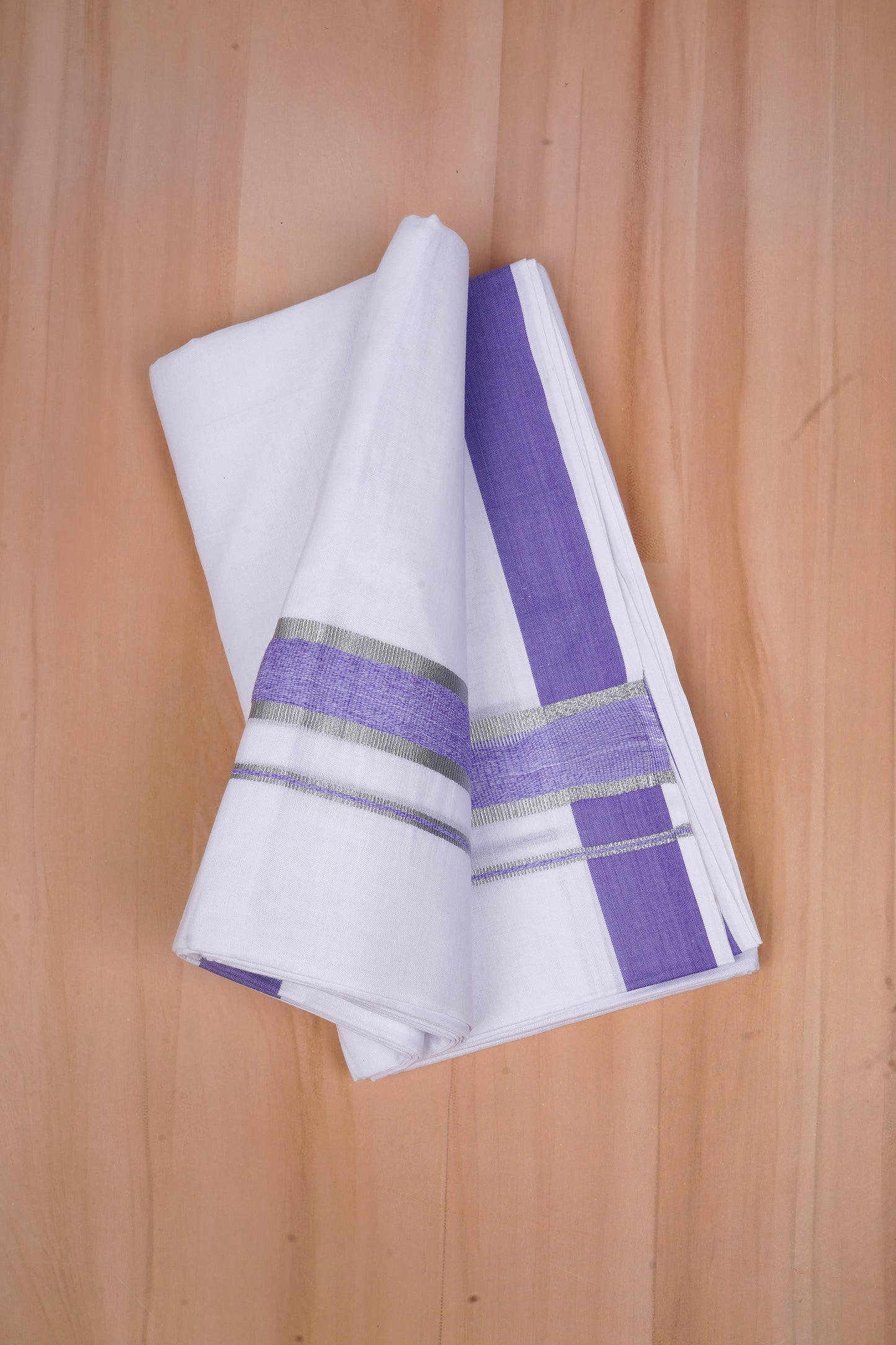 FCD-505 W/D DHOTI 3.80 MTR-Purple