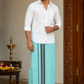 Sulthan Colours Dhoti - Light Green