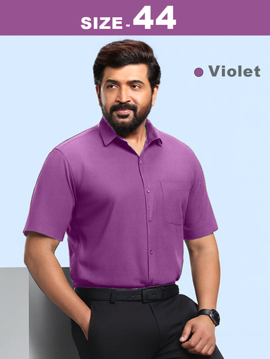 Great MCR Offer Combo Half Sleeve Colour Shirt (Buy 1 get 1 free) - 44 size