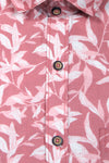 BUY NEWSMAKER SLIMFIT HALF SLEEVE PINK WHITE MEN SHIRT ONLINE
