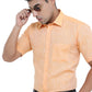 PURE LINEN HALF SLEEVE SHIRT - 6020 MEN SHIRT