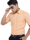 PURE LINEN HALF SLEEVE SHIRT - 6020 MEN SHIRT