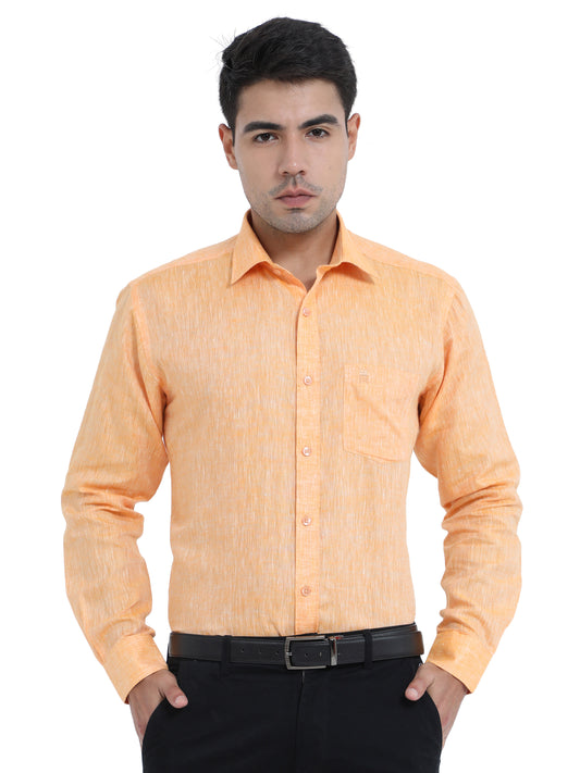 PURE LINEN FULL SLEEVE SHIRT - 6020 MEN SHIRT