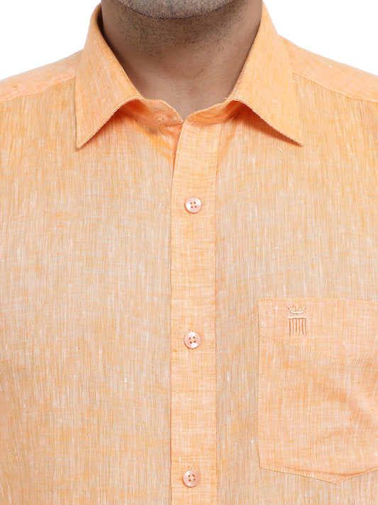 PURE LINEN FULL SLEEVE SHIRT - 6020 MEN SHIRT