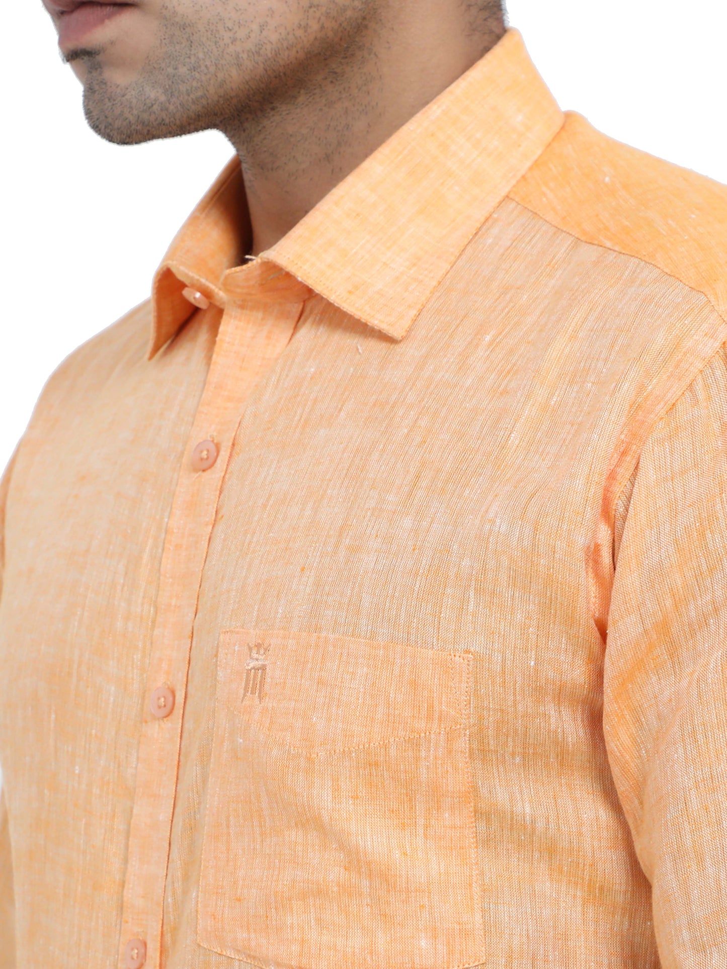 PURE LINEN FULL SLEEVE SHIRT - 6020 MEN SHIRT