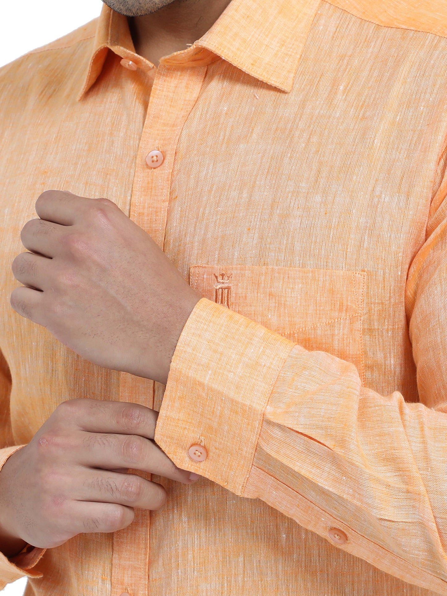 PURE LINEN FULL SLEEVE SHIRT - 6020 MEN SHIRT