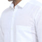 PURE LINEN WHITE FULL SLEEVE SHIRT - 6026 MEN WHITE SHIRT