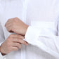 PURE LINEN WHITE FULL SLEEVE SHIRT - 6026 MEN WHITE SHIRT