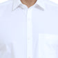 PURE LINEN WHITE HALF SLEEVE SHIRT - 6026 MEN WHITE SHIRT