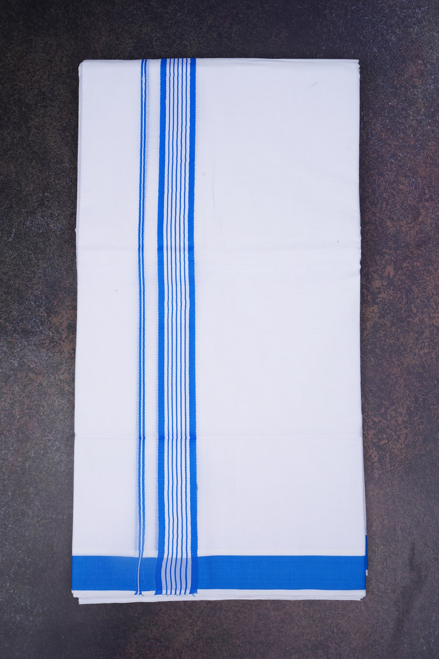 FD-158 W/D DHOTI 3.80 MTR-Light Blue