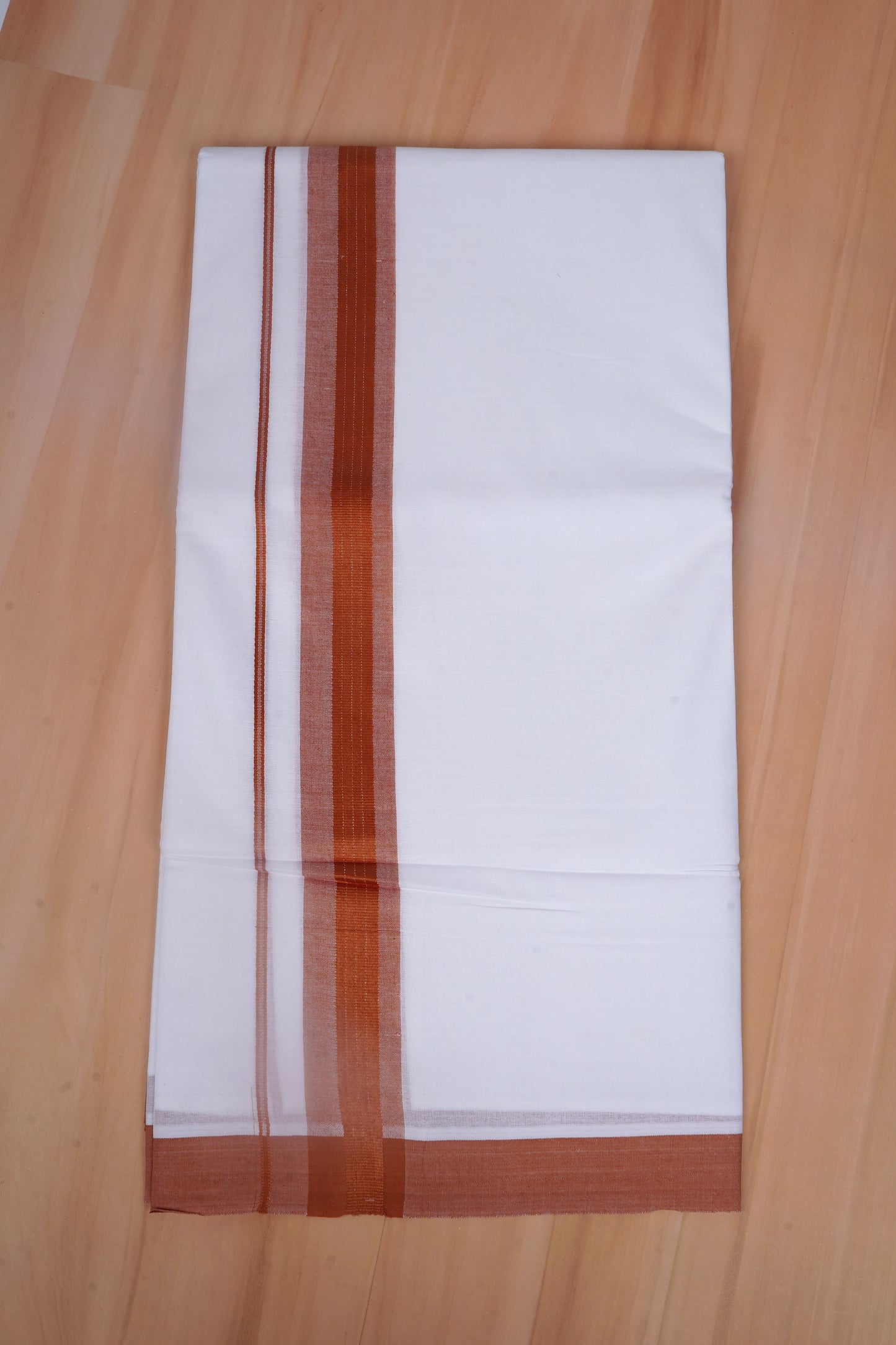 FCD-598 W/D DHOTI 3.80 MTR - Dark Brown