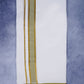 Feather Finish Cotton 2929 W/D Dhothie 3.80 MTR - Green