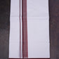 FD-133 W/D DHOTI 3.80 MTR-Dark maroon