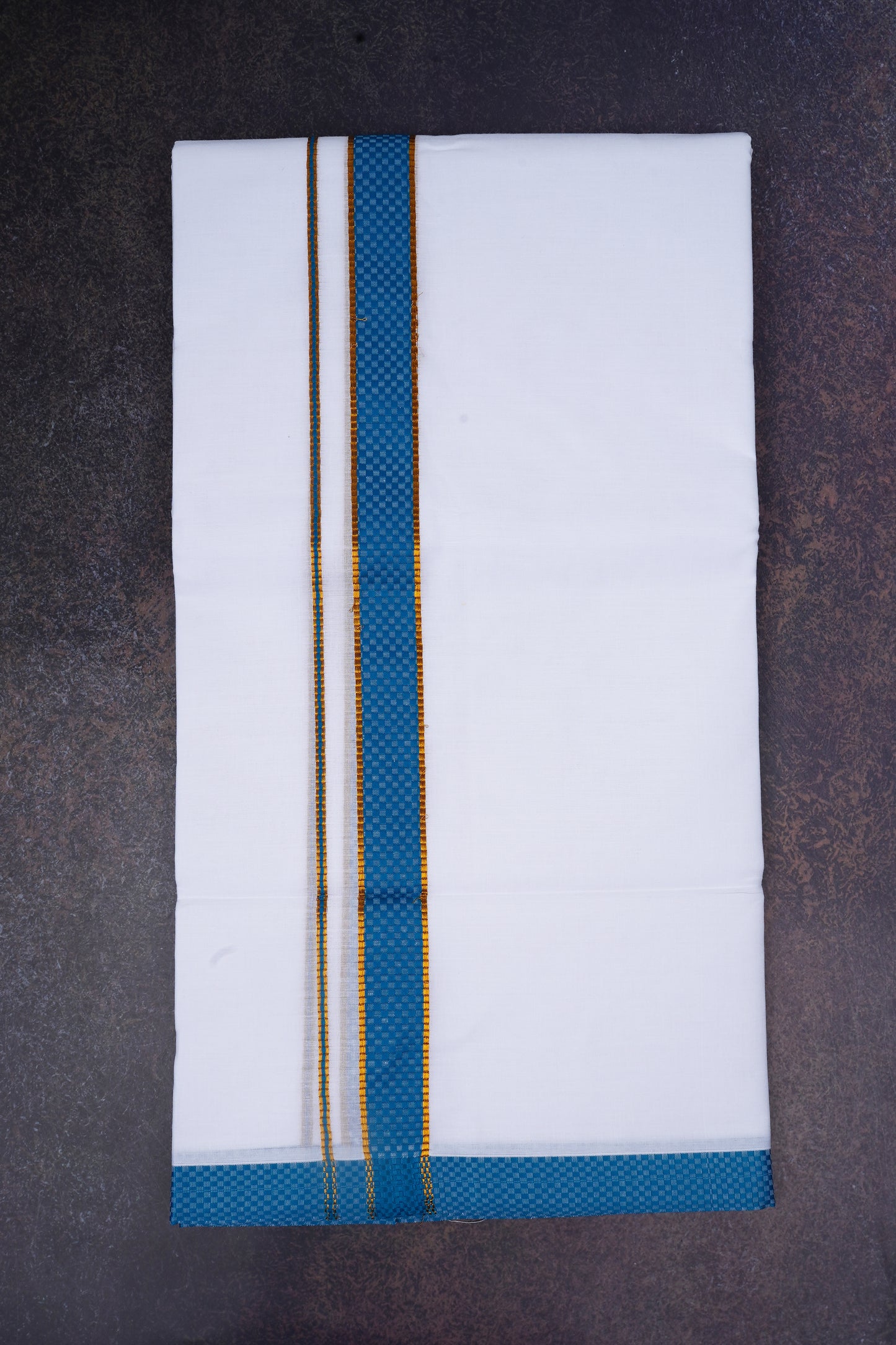 FD-200 W/D DHOTI 3.80 MTR-Dark Blue