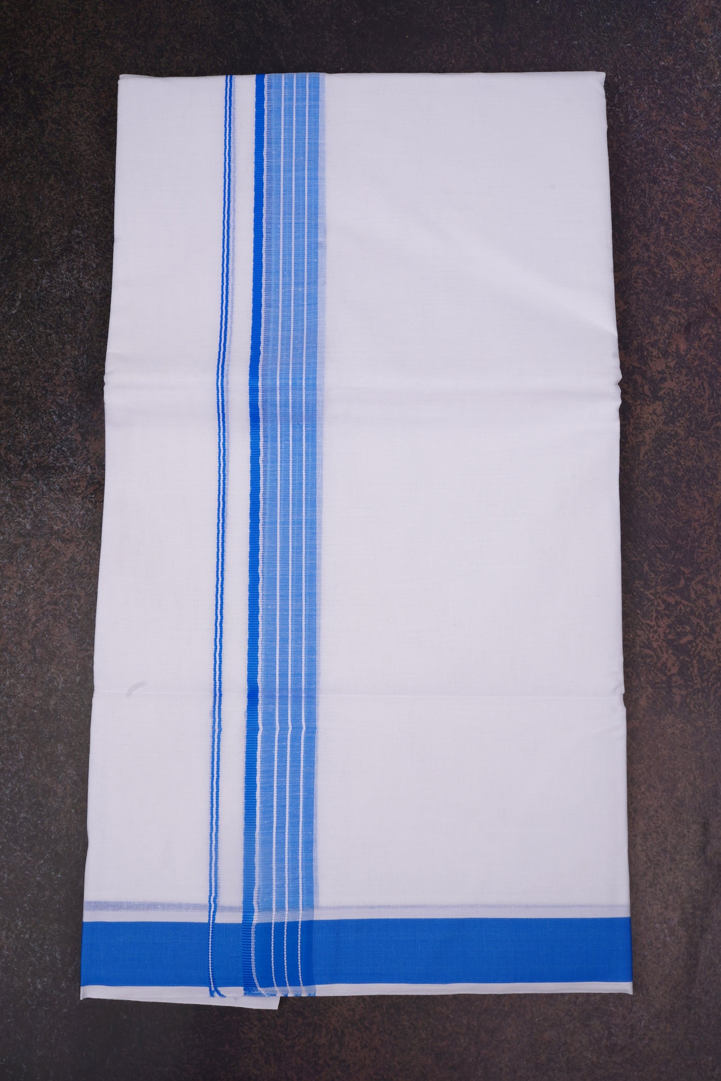 FD-133 W/D DHOTI 3.80 MTR-Sky Blue