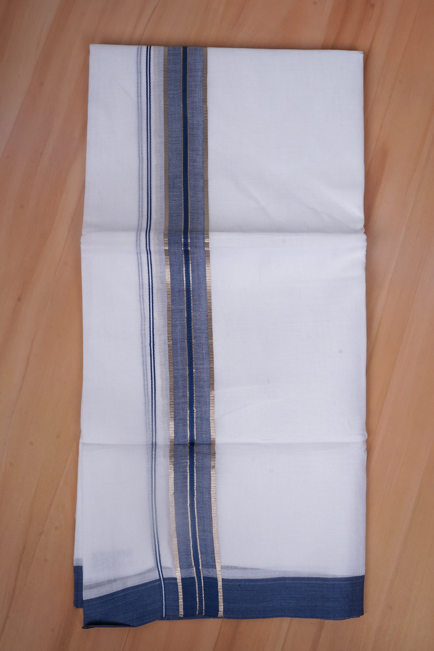 FCD-477 W/D DHOTI 3.80 MTR - Dark Blue